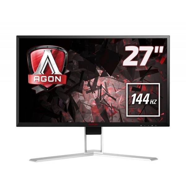 Monitor LED AOC AG271QX, 27", 2K, 1ms, Negru/Rosu