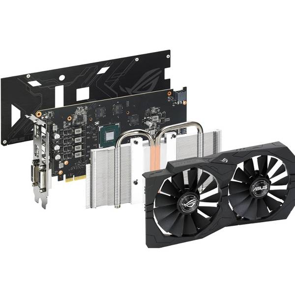 Placa video Asus GeForce GTX 1050 Ti STRIX GAMING O4G, 4GB GDDR5, 128bit