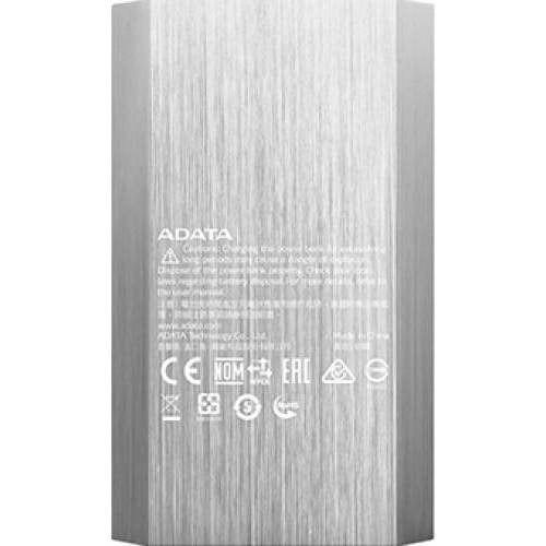 Baterie externa A-DATA Power Bank 10050 mAh, Argintiu