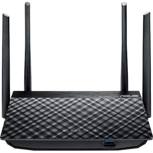 Router Wireless Asus RT-AC58U, 867 Mbps, 4 Lan Gigabit, 1 x WAN Gigabit, 4 antene