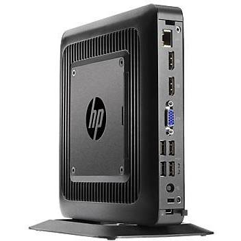 Mini PC HP t520 Flexible Thin Client, AMD GX-212JC 1.2GHz, 4GB DDR3, 16GB SSD, Radeon HD 9000, Wireless, Bluetooth, Win 8E 64bit, Negru