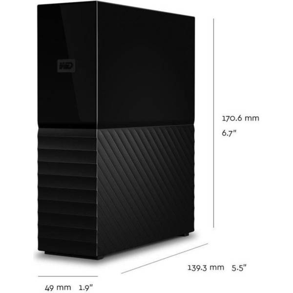 Hard Disk Extern WD My Book 2016 8TB, USB 3.0, Negru