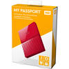 Hard Disk Extern WD My Passport, 3TB, USB 3.0, Rosu