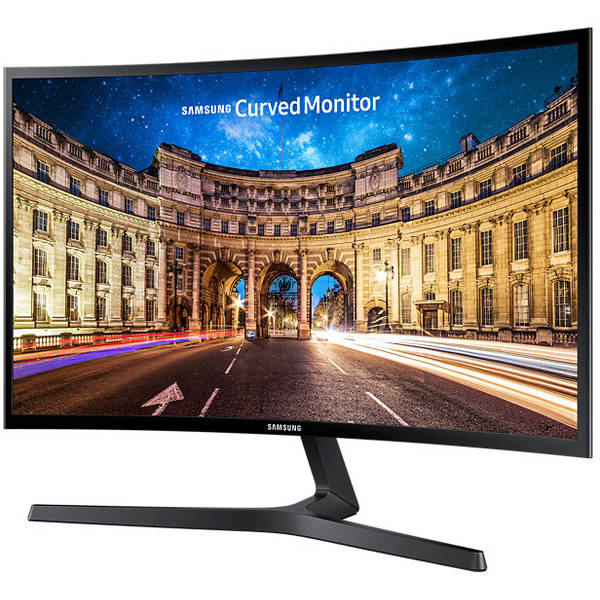 Monitor LED Samsung Curbat LC27F396FHUXEN, 27", FHD, 4ms, Negru