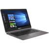Laptop Asus ZenBook Flip UX360UAK-C4232T, 13.3 inch FHD IPS Touch, Core i7-7500U, 8GB DDR4, 256GB SSD, Intel HD 620, Win 10 Home, Gray