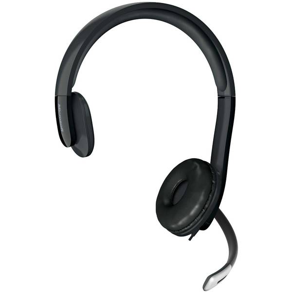 Casti Microsoft Life Chat LX-4000, Over-Head, Cu microfon, Negru