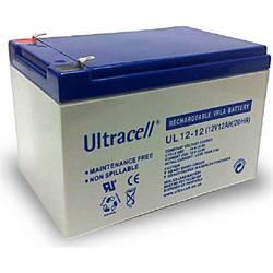 Acumulator UPS Ultracell UL12V12AH, 12V, 12A, Alb