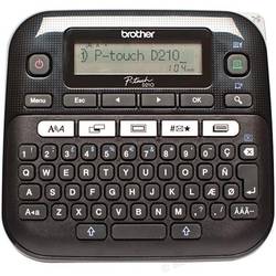 Imprimanta etichetare Brother P-touch PTD210, compatibila cu benzile 12mm, Negru