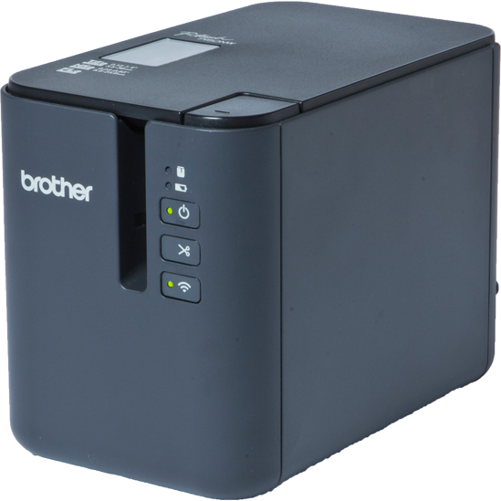 Imprimanta etichetare Brother PTP950NW, compatibila cu benzile 36mm, Negru