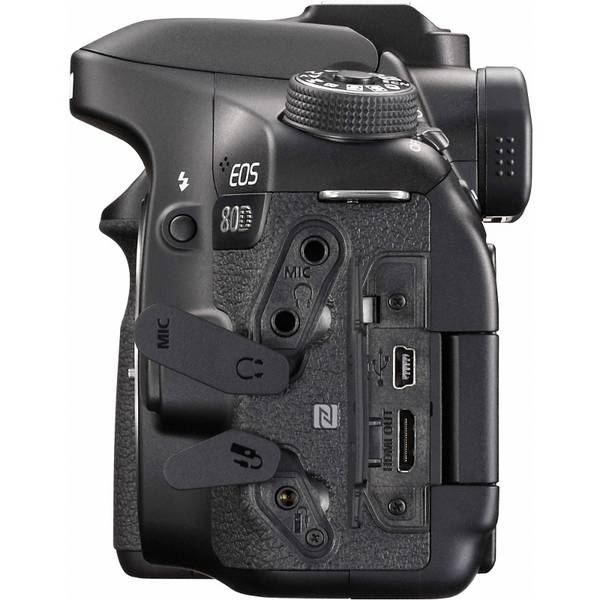 Aparat foto digital Canon 80D BODY, 24 MP, WiFi, Negru