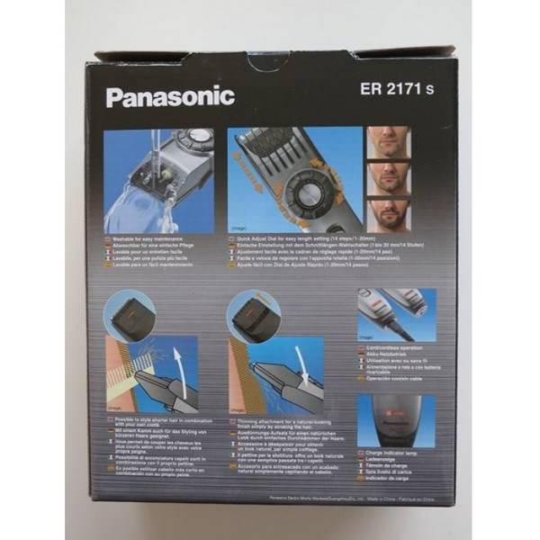 Aparat de tuns Panasonic Profesional ER2171S503, Negru