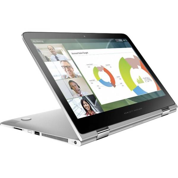 Laptop HP Spectre Pro x360 G2, 13.3'' FHD Touch, Core i5-6200U 2.3GHz, 8GB DDR3, 256GB SSD, Intel HD 520, Win 10 Pro 64bit, Argintiu