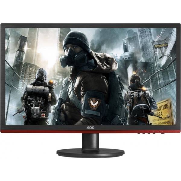 Monitor LED AOC Gaming G2260VWQ6, 21.5'', FHD, 1ms, Negru/Rosu