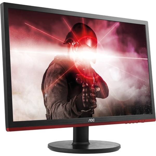 Monitor LED AOC Gaming G2260VWQ6, 21.5'', FHD, 1ms, Negru/Rosu