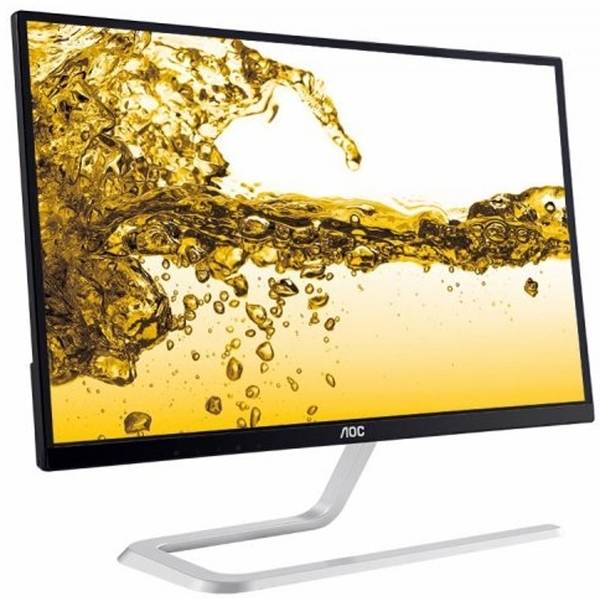 Monitor LED AOC I2281FWH, 21.5'', FHD, 4ms, Negru/Argintiu