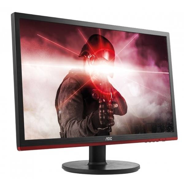 Monitor LED AOC Gaming G2460VQ6, 24'', FHD, 1ms, Negru/Rosu