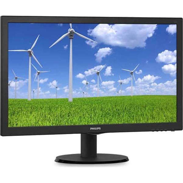 Monitor LED Philips 223S5LSB, 21.5", FHD, 5ms, Negru