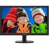 Monitor LED Philips 243V5QHABA, 23.6", FHD, 8ms, Negru