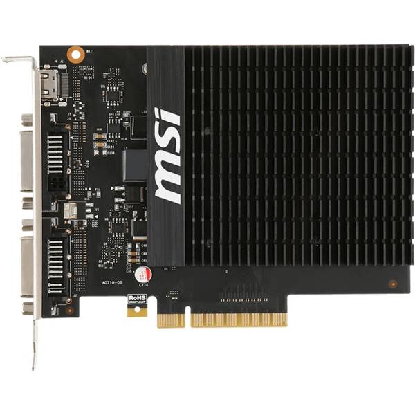Placa video MSI GeForce GT 710, 2GB DDR3, 64 Biti