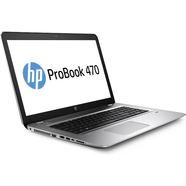 Laptop HP ProBook 470 G4, 17.3'' FHD, Core i7-7500U 2.7GHz, 8GB DDR4, 1TB HDD, GeForce 930MX 2GB, FingerPrint Reader, Win 10 Pro 64bit, Argintiu