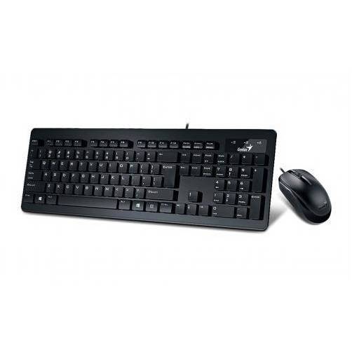 Kit Tastatura si Mouse Genius SlimStar 130, USB, Negru