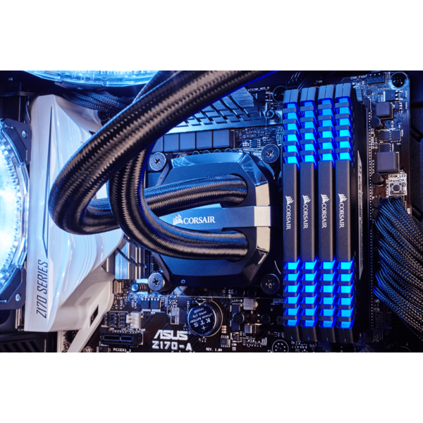 Memorie Corsair Vengeance LED 64GB DDR4 3000MHz CL15 Blue LED Kit Quad channel