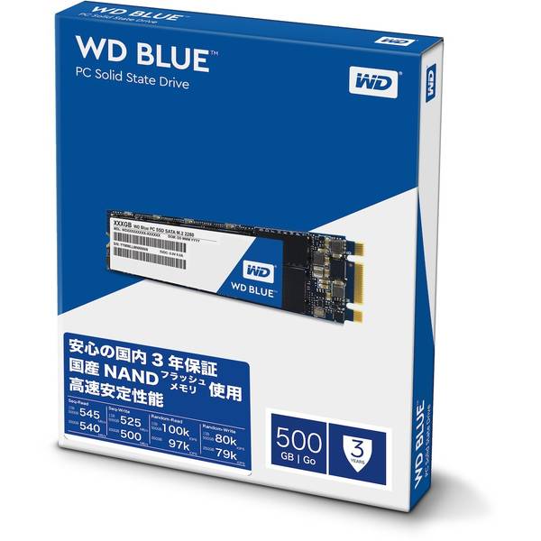 SSD WD Blue 500GB SATA 3, M.2 2280