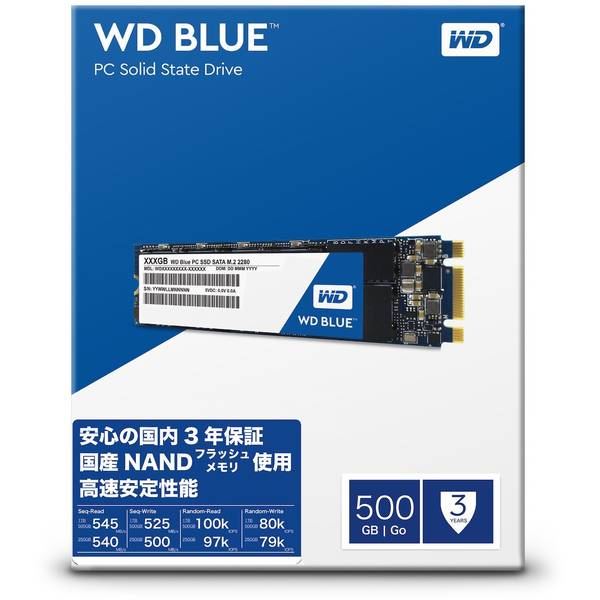 SSD WD Blue 500GB SATA 3, M.2 2280