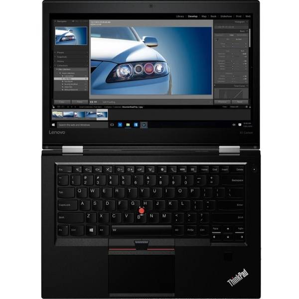 Laptop Lenovo ThinkPad X1 Carbon 4, 14.0'' FHD, Core i5-6200U 2.3GHz, 8GB DDR3, 256GB SSD, Intel HD 520, FingerPrint Reader, Win 10 Pro 64bit, Negru