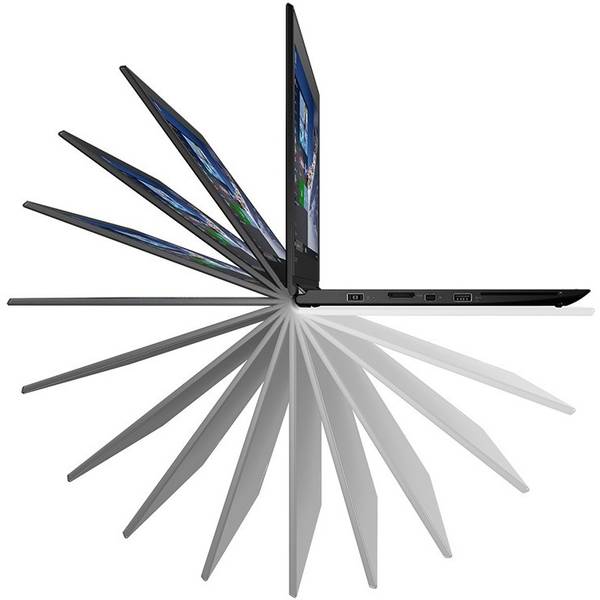 Laptop Lenovo ThinkPad Yoga 260, 12.5'' FHD Touch, Core i7-6600U 2.6Ghz, 8GB DDR4, 512GB SSD, Intel HD 520, 4G LTE, FingerPrint Reader, Win 10 Pro 64bit, Negru