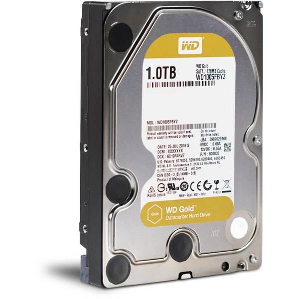 Hard Disk Server WD Gold 1TB SATA 3, 7200rpm, 128MB, 3.5 inch