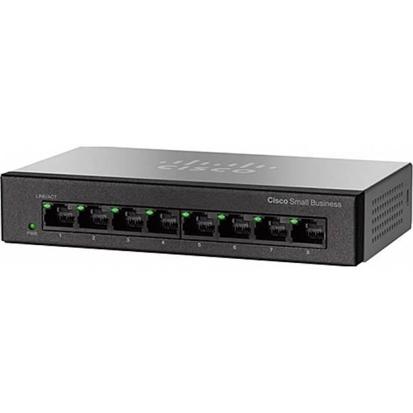 Switch Cisco SF110D-08, 8 x LAN, Desktop, Unmanaged
