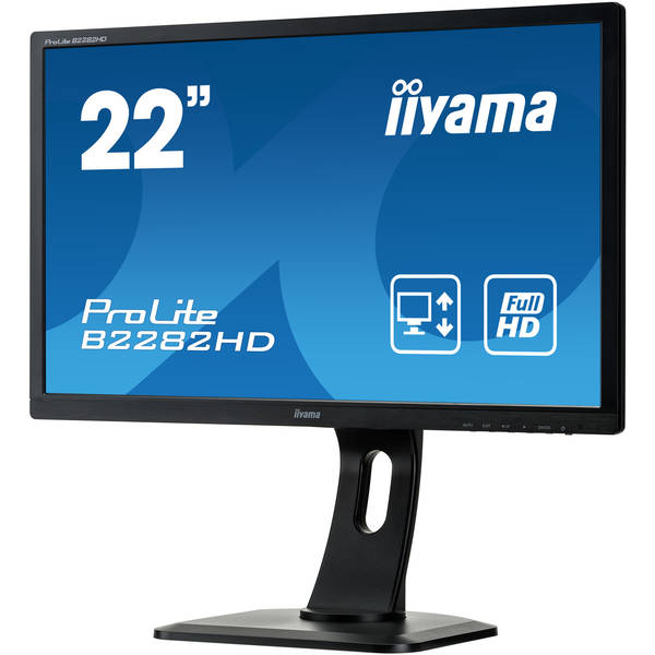 Monitor LED IIyama B2282HD, 21.5", FHD, 5ms, Negru