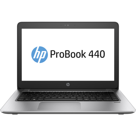 Laptop HP ProBook 440 G4, 14.0'' FHD, Core i3-7100U 2.4GHz, 4GB DDR4, 128GB SSD, Intel HD 620, FingerPrint Reader, FreeDOS, Argintiu