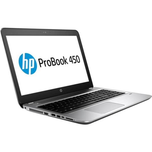 Laptop HP ProBook 450 G4, 15.6'' FHD, Core i3-7100U 2.4GHz, 4GB DDR4, 500GB HDD, Intel HD 620, FingerPrint Reader, FreeDOS, Argintiu