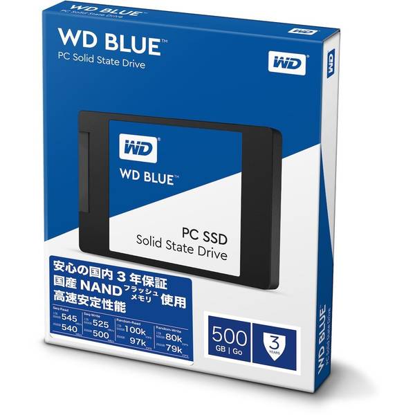 SSD WD Blue 500GB SATA 3, 2.5 inch