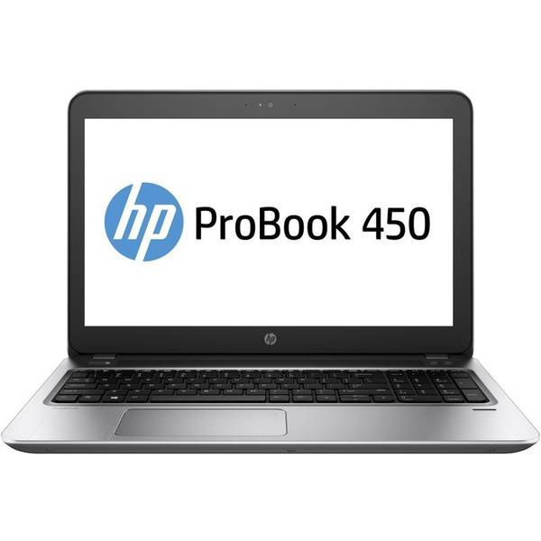 Laptop HP ProBook 450 G4, 15.6'' HD, Core i3-7100U 2.4GHz, 4GB DDR4, 128GB SSD, Intel HD 620, FingerPrint Reader, Win 10 Pro 64bit, Argintiu