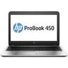 Laptop HP ProBook 450 G4, 15.6'' HD, Core i3-7100U 2.4GHz, 4GB DDR4, 500GB HDD, Intel HD 620, FingerPrint Reader, Win 10 Pro 64bit, Argintiu