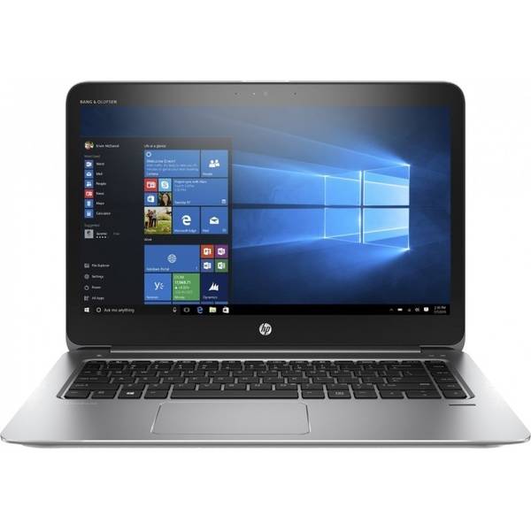 Laptop HP EliteBook Folio 1040 G3, 14.0'' FHD, Core i7-6600U 2.6GHz, 8GB DDR4, 256GB SSD, Intel HD 520, 4G LTE, FingerPrint Reader, Win 10 Pro 64bit, Argintiu