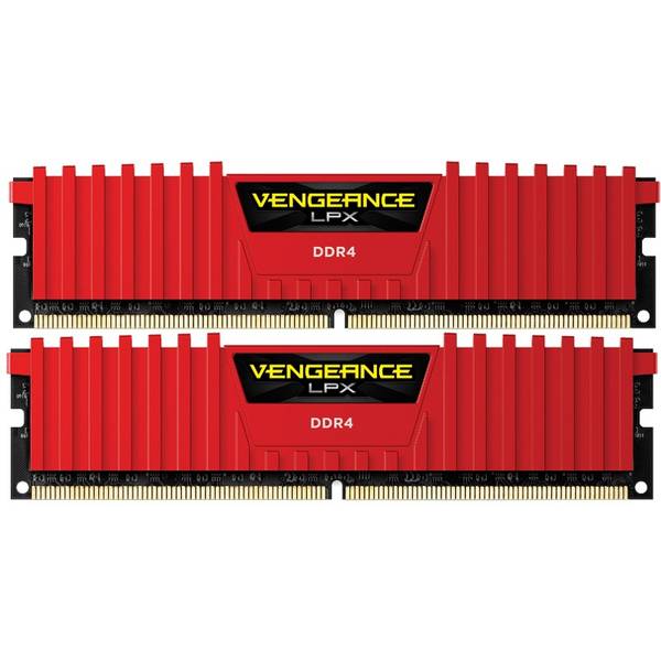 Memorie Corsair Vengeance LPX Red 8GB DDR4 2133MHz CL13 Kit Dual