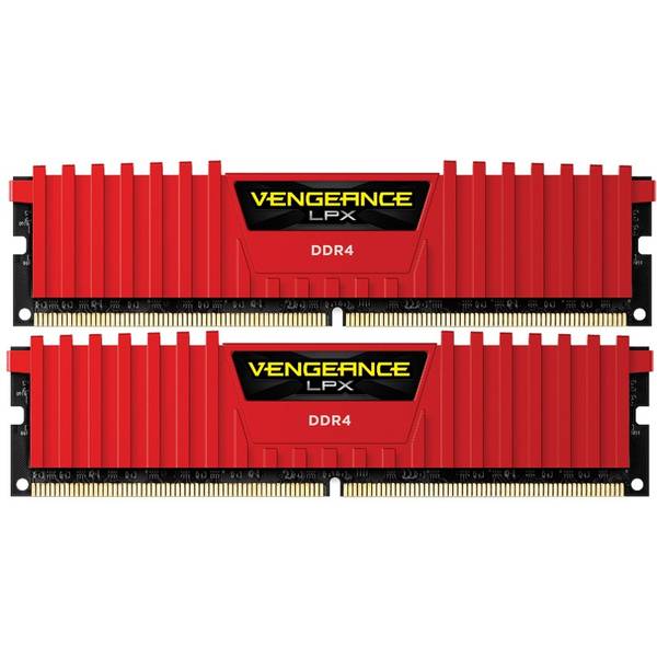 Memorie Corsair Vengeance LPX Red 8GB DDR4 2666MHz CL16 Kit Dual Channel