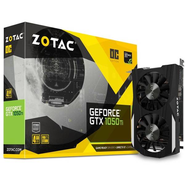 Placa video Zotac GeForce GTX 1050 Ti OC Edition, 4GB GDDR5, 128 bit