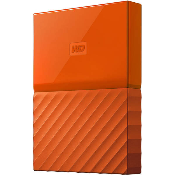 Hard Disk Extern WD My Passport, 1TB, USB 3.0, Orange