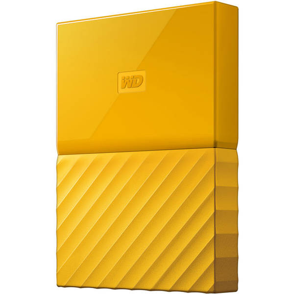 Hard Disk Extern WD My Passport, 1TB, USB 3.0, Yellow