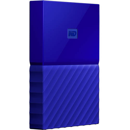 Hard Disk Extern WD My Passport, 2TB, USB 3.0, Blue
