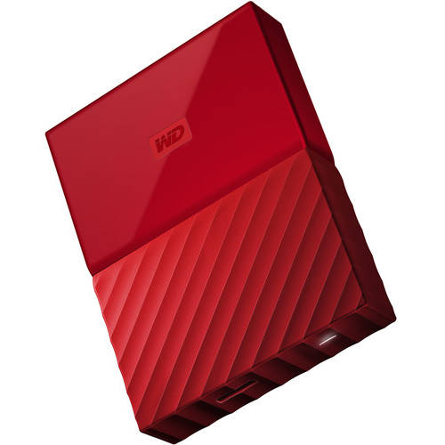 Hard Disk Extern WD My Passport, 2TB, USB 3.0, Red