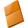 Hard Disk Extern WD My Passport, 3TB, USB 3.0, Orange