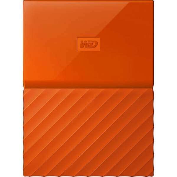 Hard Disk Extern WD My Passport, 3TB, USB 3.0, Orange