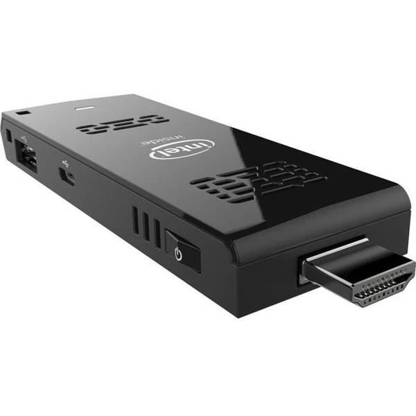 Mini PC Intel Compute Stick, Core m5-6Y57 1.1GHz, 4GB DDR3, 64GB eMMC, HD 515, FreeDOS, Negru