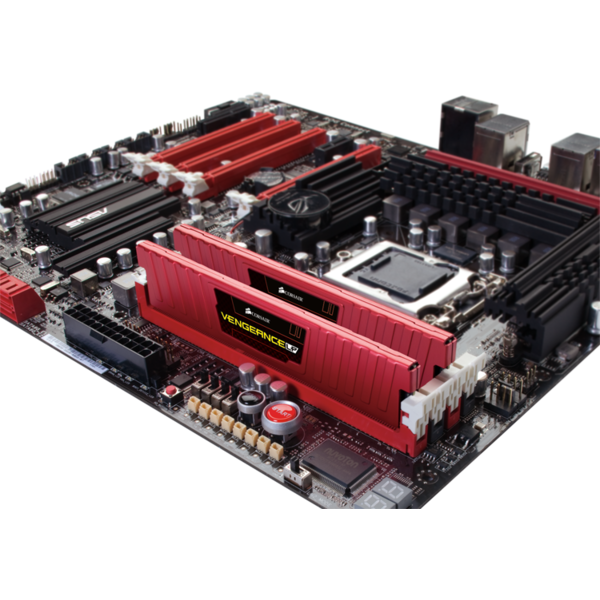 Memorie Corsair Vengeance LP Red 16GB DDR3 1600MHz CL10, Kit Dual